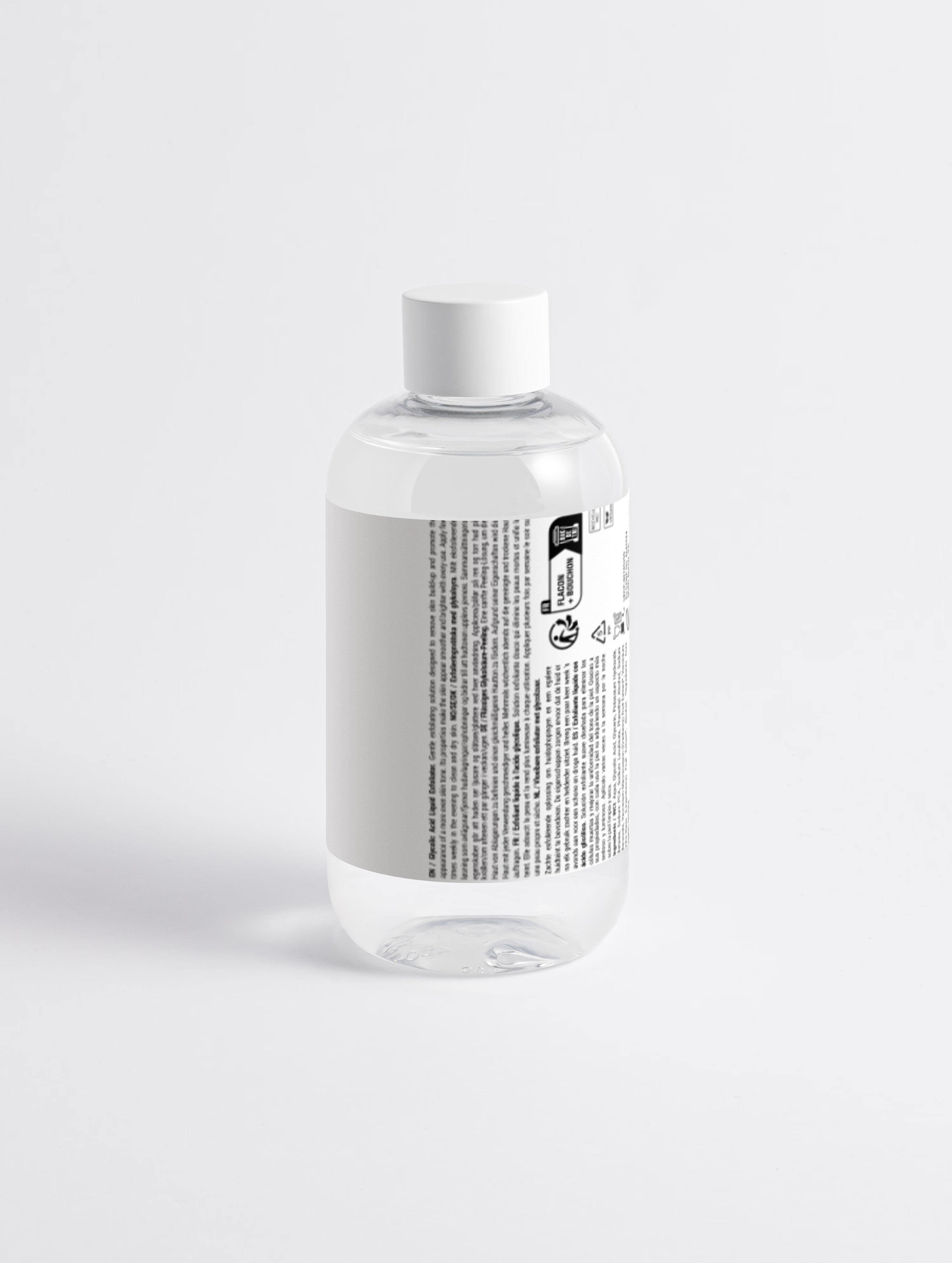 The 5% Toner ingredient panel showing 5% glycolic acid at pH 3.5