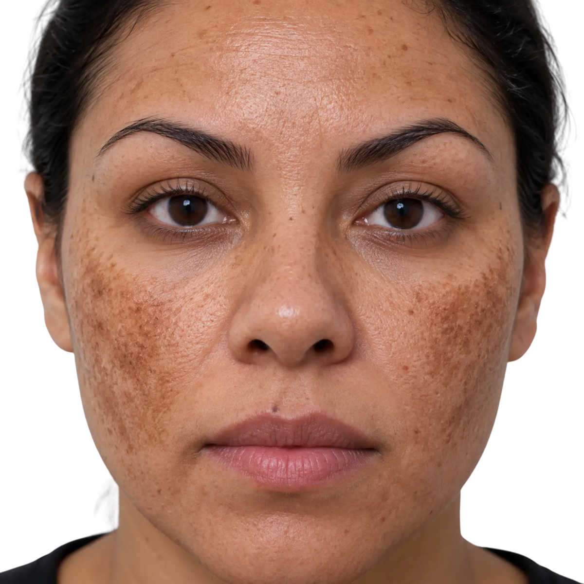 Hyperpigmenation after a peel