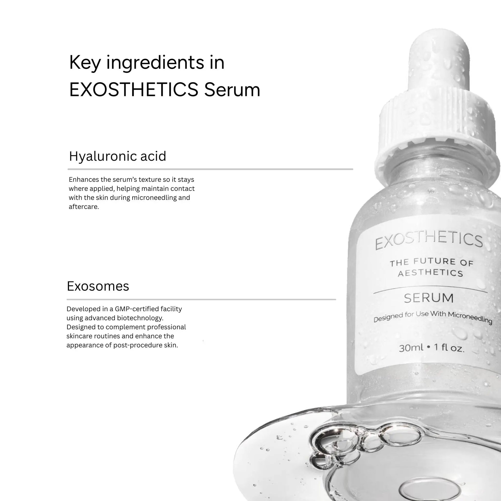Microneedling Serum | Exosome Recovery | Exosthetics