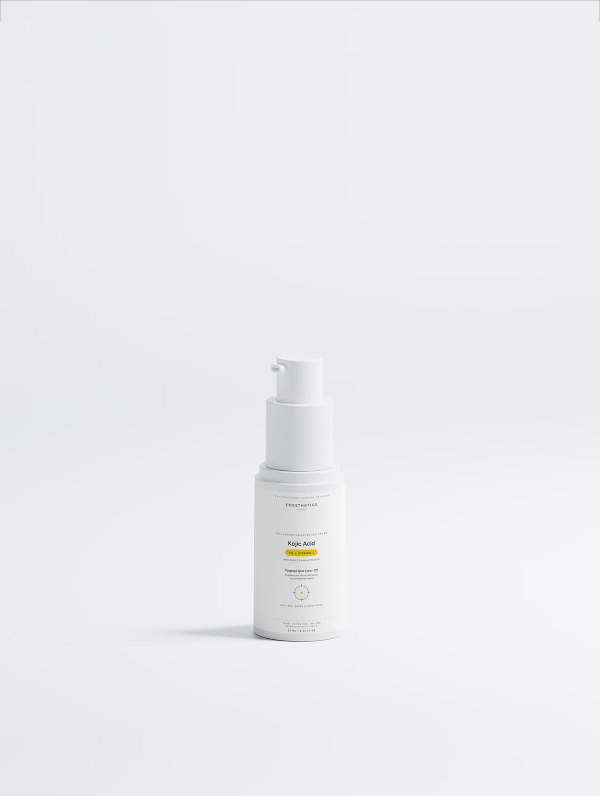1% kojic acid with vitamin C - targeted cream for the look of dark spots and hyperpigmentation